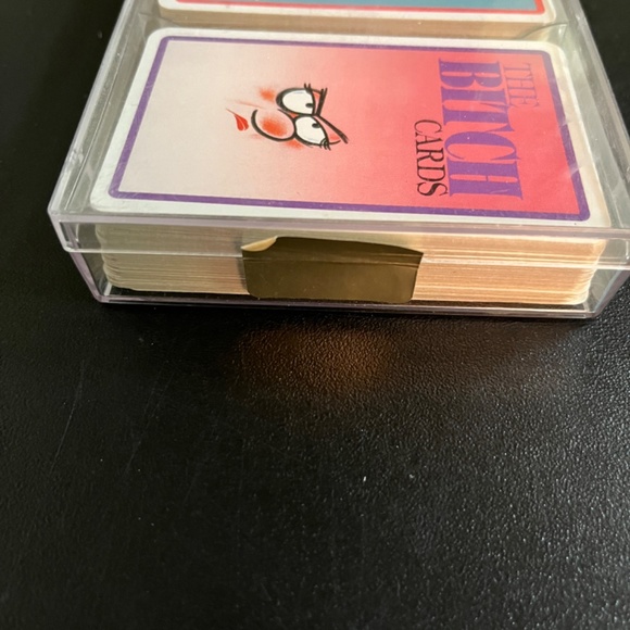 PMS and The B*tch Double Deck Set of Playing Cards in Original Plastic Box - Picture 6 of 7